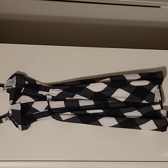 Unique Vintage Gingham Swing Dress - Picture 5 of 7